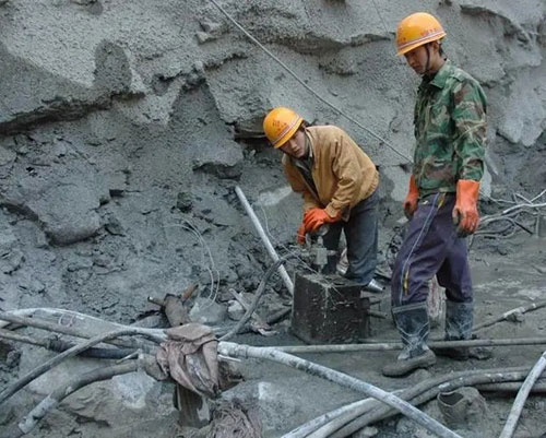 克山地基下沉注浆